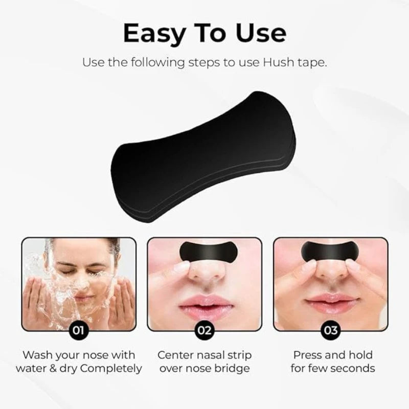 20/50/100Pcs Black Nasal Breathing Strips Stop Snore Anti Snoring Patches Easier Better Breathe Health Care Sleeping Aid Decive