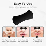 20/50/100Pcs Black Nasal Breathing Strips Stop Snore Anti Snoring Patches Easier Better Breathe Health Care Sleeping Aid Decive