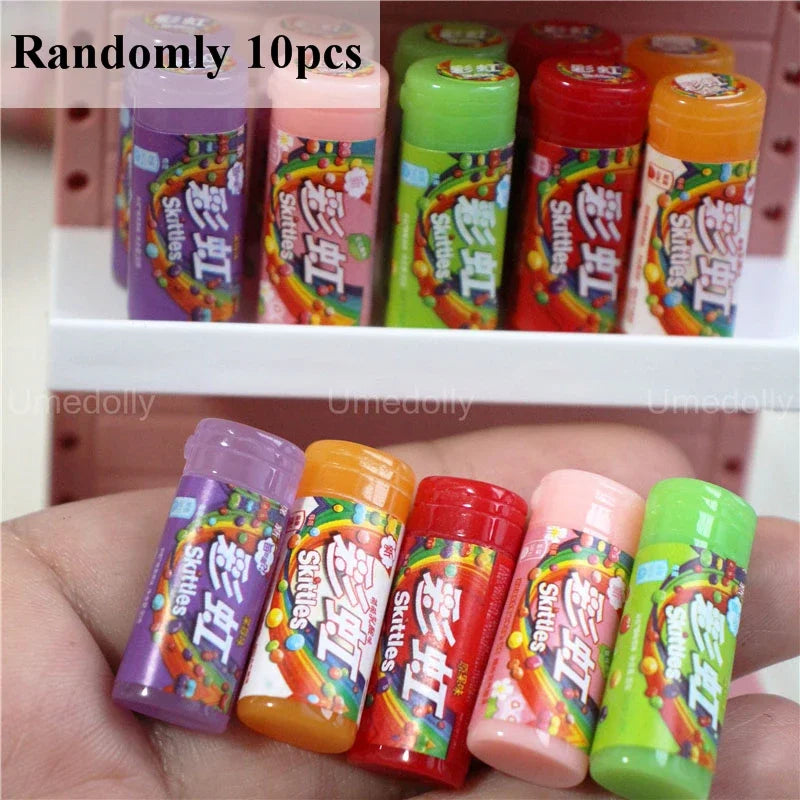 1/6 Scale Miniature Dollhouse Supermarket Store Food Mini Snacks Drinks for Doll Blyth BJD Accessories Toy