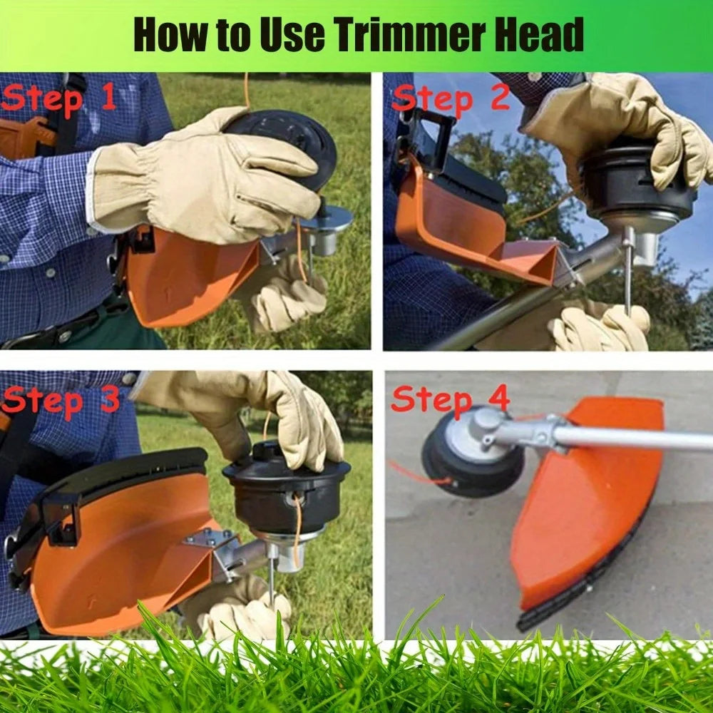 1pc 25 - 2 Trimmer Cam Head for STIHL FS55C/FS55R and More - Universal Mowing Head