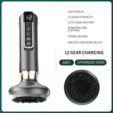 Tricolor Electric Massager GuaSha Anti Cellulite Vacuum Suction Cup Beauty Health Scraping Infrared Heat Slimming Massage Thera