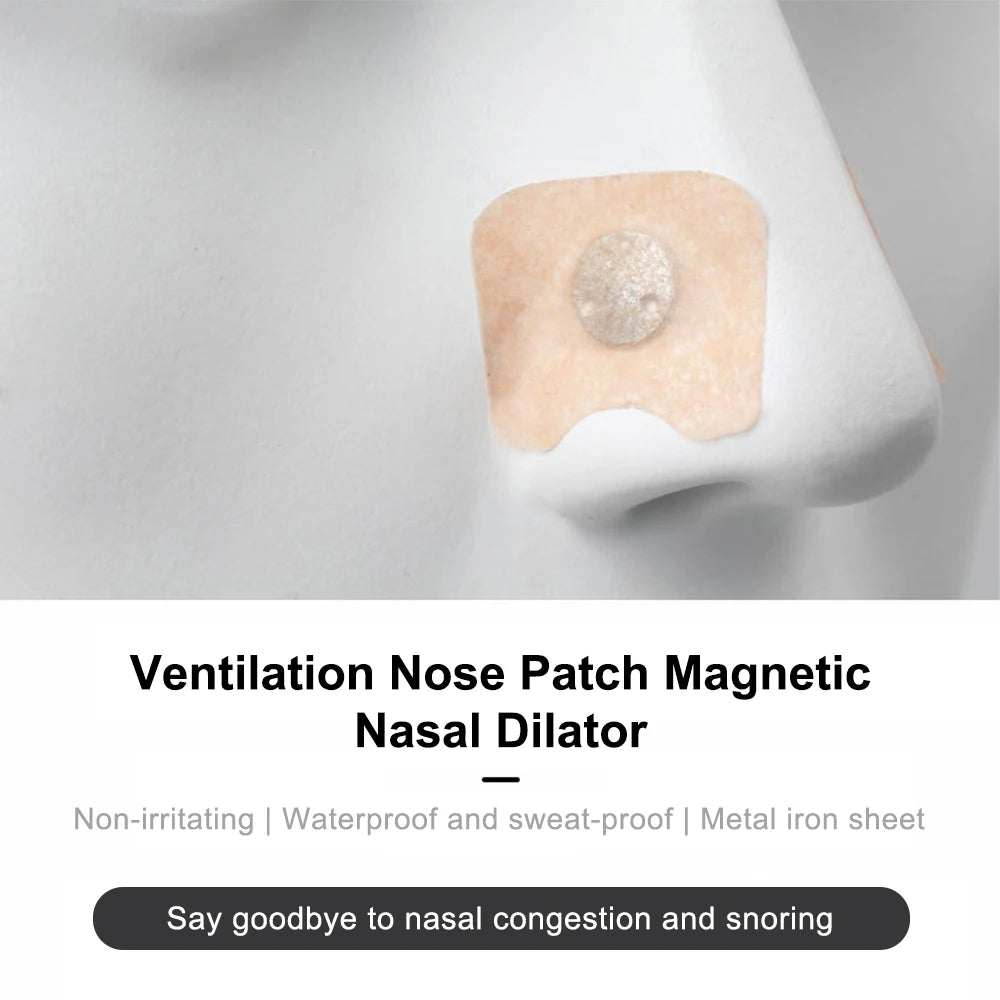 10/100/200 Pcs Nose Patches Magnetic Suction Iron Nasal Strips Increase Air Improve Sleep Quality Reduce Snoring Tools