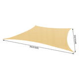 3*3M Sun Shade Sail Square Sun Shelter Waterproof UV-Proof Awning for Garden Pool Lawn Terrace