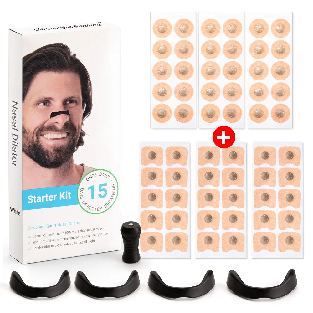 Sport Nasal Dilator Sleep Nose Breathing Anti-Snoring Magnetic Nasal Strips Nasal Strips Breathing Boost Oxygen Intake
