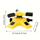 360 Degree Automatic Rotating Water pipe set Garden Lawn Sprinkler Yard Large Area Coverage Watering Irrigation Spraye