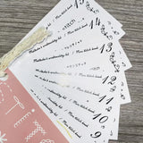 To Learn 15 Stitchings Sewing Teaching Mini Stitching Book Decor Portable Mini Travel Sewing Kit Perfect on-the-go