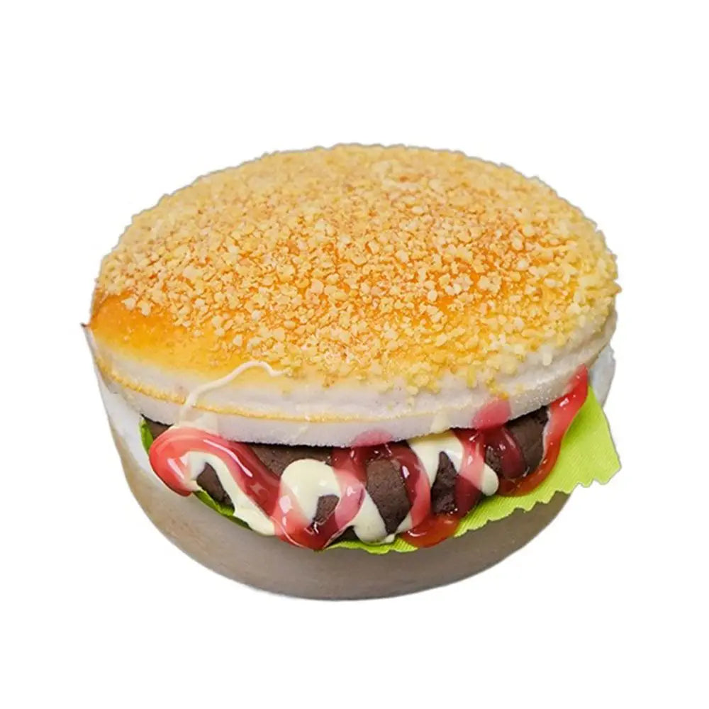Toy Bakery Scene Model Home Ornament Simulation Kitchen Artificial Food Model Faux Fried Chicken Hamburger Fries Sandwish