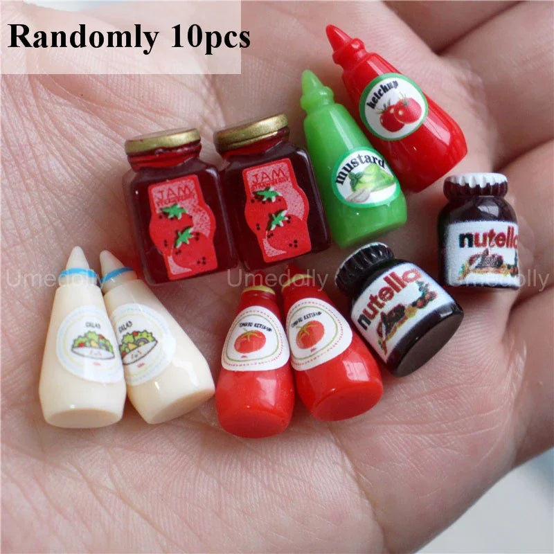 1/6 Scale Miniature Dollhouse Supermarket Store Food Mini Snacks Drinks for Doll Blyth BJD Accessories Toy