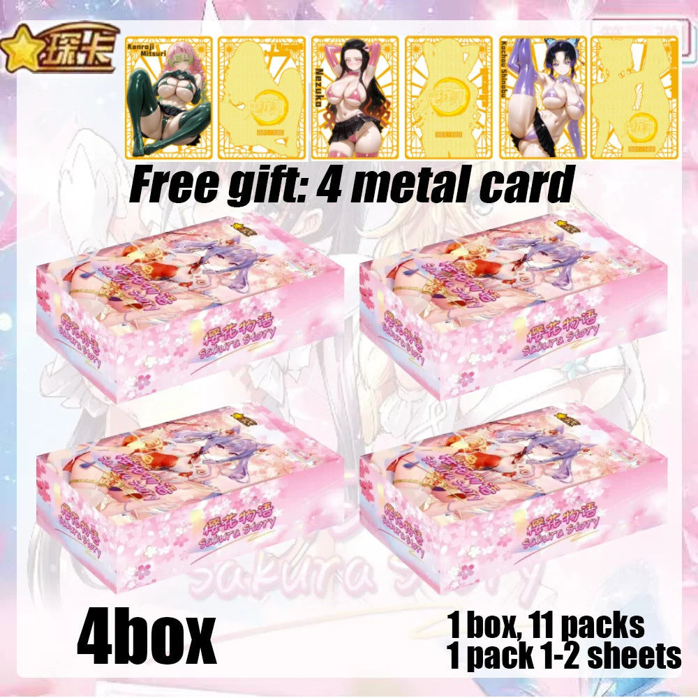 2025 Peach Blossom Dew Nude Waifu Cards Goddess Story Collection Card Swimsuit Bikini Booster Box Habbies Gift