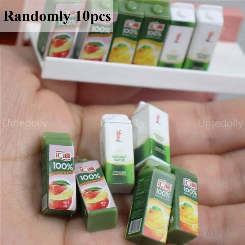 1/6 Scale Miniature Dollhouse Supermarket Store Food Mini Snacks Drinks for Doll Blyth BJD Accessories Toy