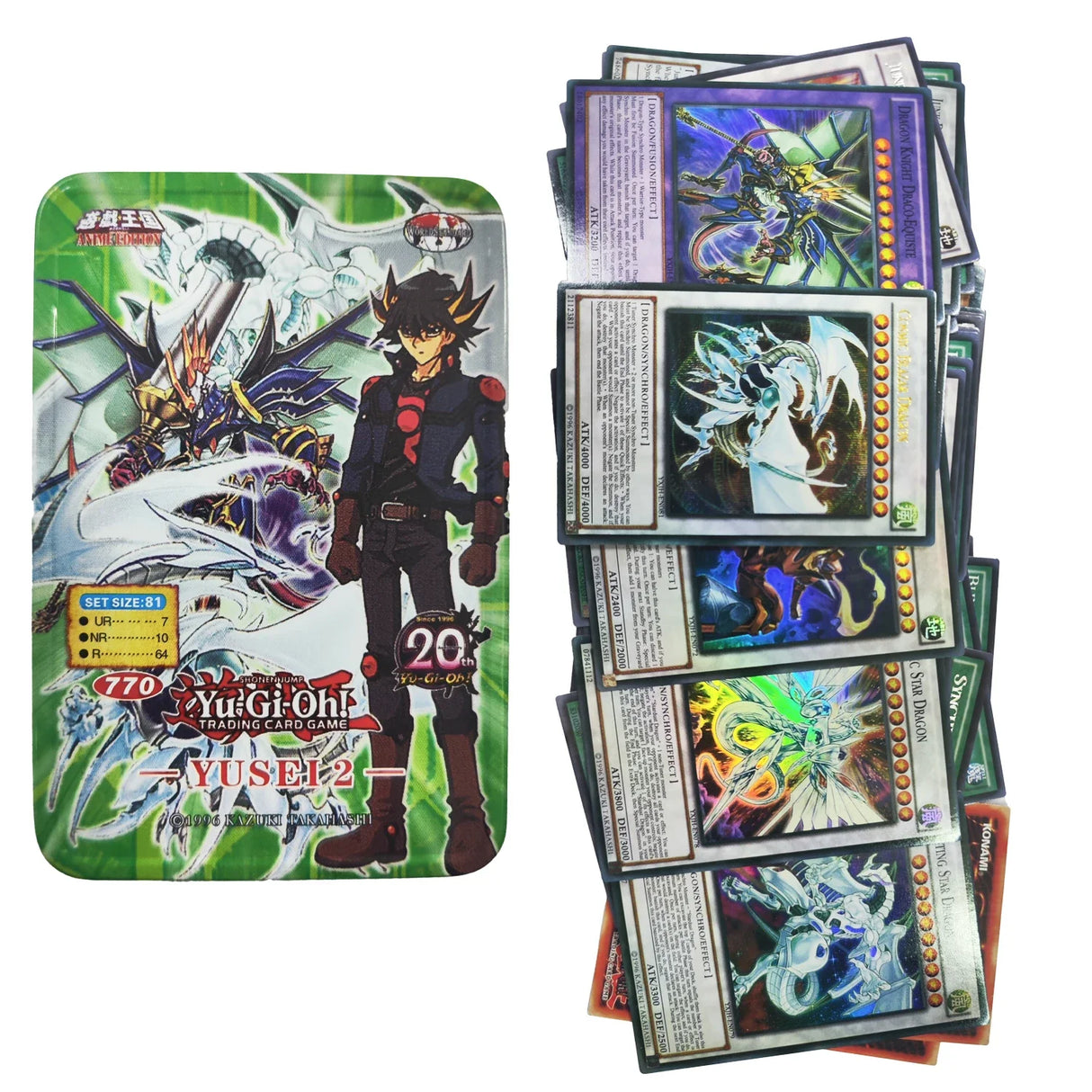 Yu Gi Oh Cards EXODIA PACK Card English Holographic Golden White Dragon Duel Game Collection Card with Tin Box