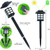 2/4/6/8/12Pcs Solar LED Pathway Lights Outdoor Waterproof Walkway Garden Decor Street Lamp for Landscape Yard Patio Driveway