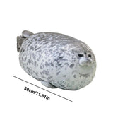 Toy Baby Sleeping Throw Pillow Gifts for Kids Girls 30CM Angry Blob Seal Pillow Chubby 3D Sea Lion Doll Plush Stuffed