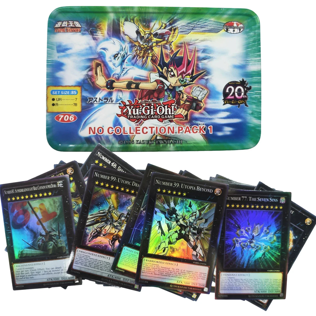 Yu Gi Oh Cards EXODIA PACK Card English Holographic Golden White Dragon Duel Game Collection Card with Tin Box