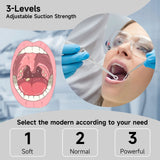 Vacuum Tonsil Stone Remover Tool Built-In LED light  8 Suction Modes Anti Bad Breath Oral Irrigator&Tongue Coating Scraper