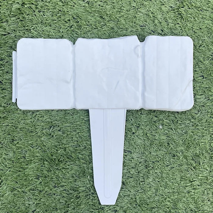 20pcs Plastic Garden Edging Border, Imitation Stone Fence Panels, Patio Outdoor Barrier