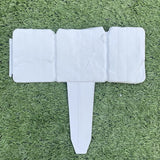 20pcs Plastic Garden Edging Border, Imitation Stone Fence Panels, Patio Outdoor Barrier