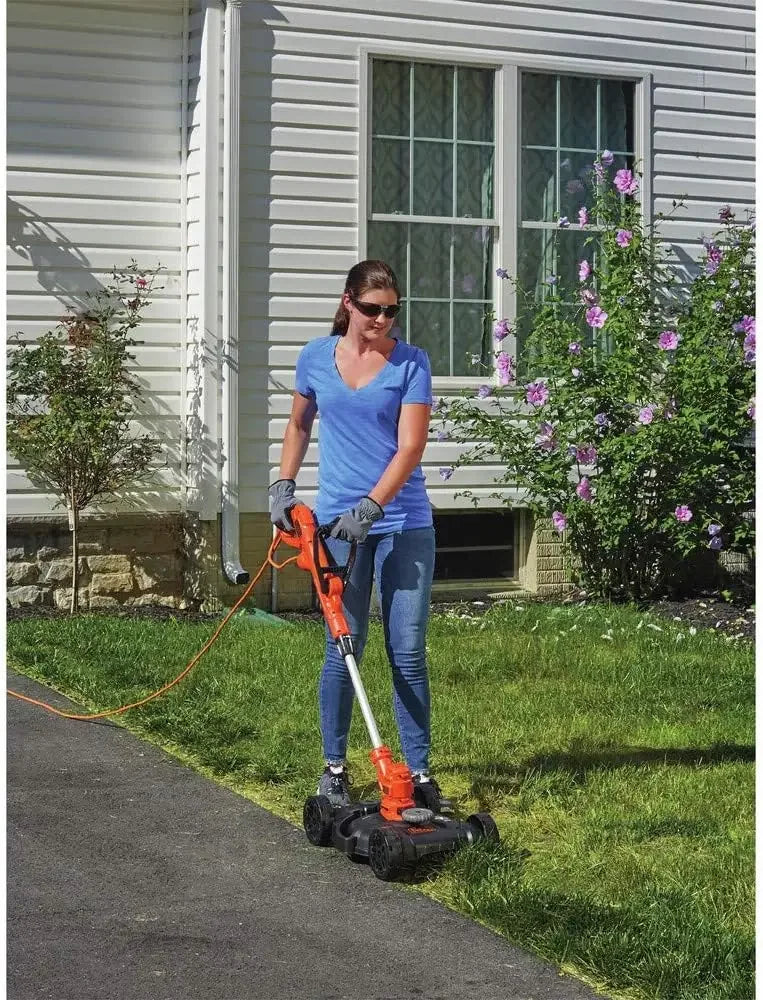 3-in-1 Corded Lawn Mower, String Trimmer & Edger, 12-Inch (BESTA512CM)
