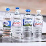 1:12 Dollhouse Miniature Simulation Mineral Water Bottle with Box Drink Model Miniaturas Play Kitchen Doll Supermarket Food Toy