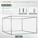 10x10 FT Large Outdoor Storage Shed, Metal Clearance Tiny Home with Windows & Lockable Doors for Backyard Garden, Patio Lawn, Pl