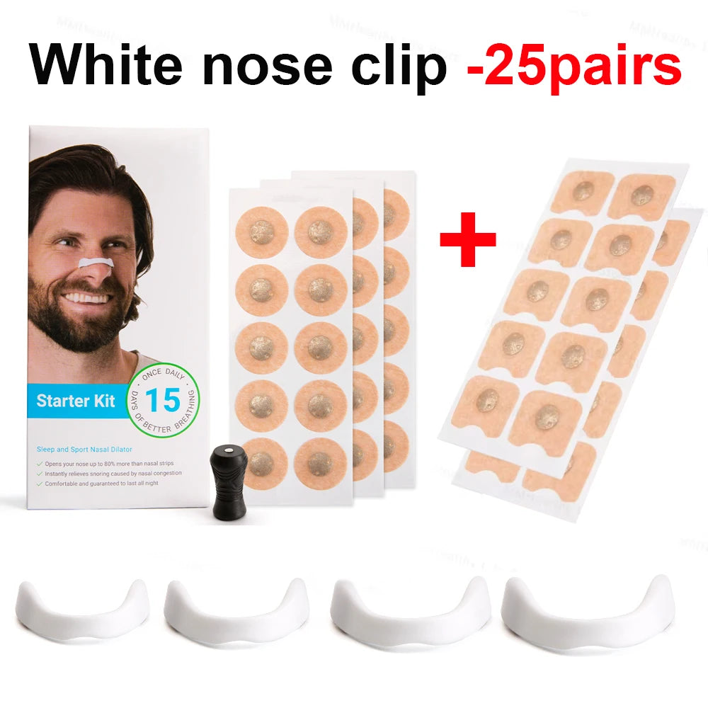 30Pairs Sport Nasal Strips Magnetic Nasal Breathing Dilator Kits Increase Air Intake Sleeping Nose Breathe Strips Nasal Dilators