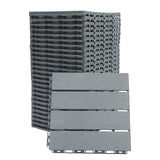 12"x12" Interlocking Deck Tiles for Outdoor  Waterproof Flooring Anti-Slip Tiles for Balcony/Garden/Porch Snap Lock
