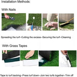 3FT X 33FT (99 Square FT) Artificial Grass Deluxe Synthetic Thick Lawn Pet Turf for Garden Backyard Patio Balcony Indoor/Outdoor