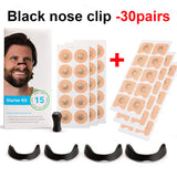 30Pairs Sport Nasal Strips Magnetic Nasal Breathing Dilator Kits Increase Air Intake Sleeping Nose Breathe Strips Nasal Dilators