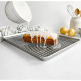 1607CR Bakeware Extra Large Sheet Baking Pan and Bakeable Nonstick Cooling Rack Set