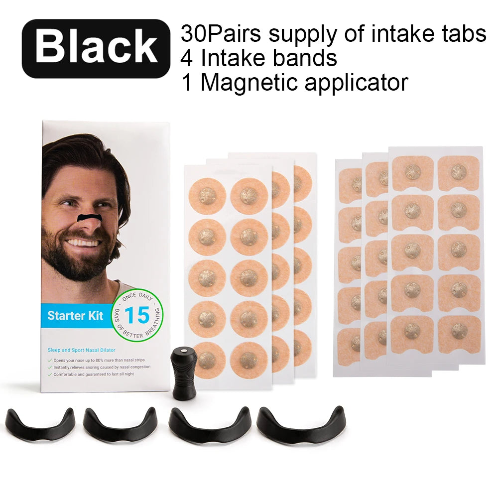 Sport Nasal Dilator Sleep Nasal Breathing Dilators Starter Kit Nose Breathe Strips Magnetic Nasal Strips Reduce Snoring