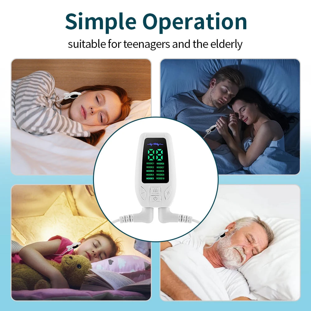 10 Modes Sleep Aid Device Microcurrent CES Sleeping Instrument Insomnia Anxiety Depression Machine Fast Sleeping Health Care