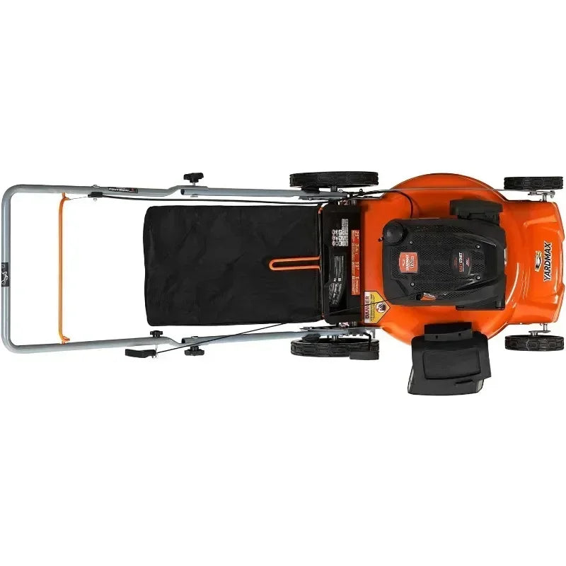 21 in. 170cc 3-in-1 Gas Walk Behind Push Lawn Mower with High Rear Wheels 2025 USA