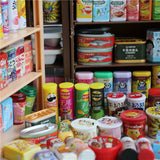 1:6 Scale Miniature Dollhouse Supermarket Shelf Mini Food Snack Beverage for Blyth BJD Doll Accessories Toy