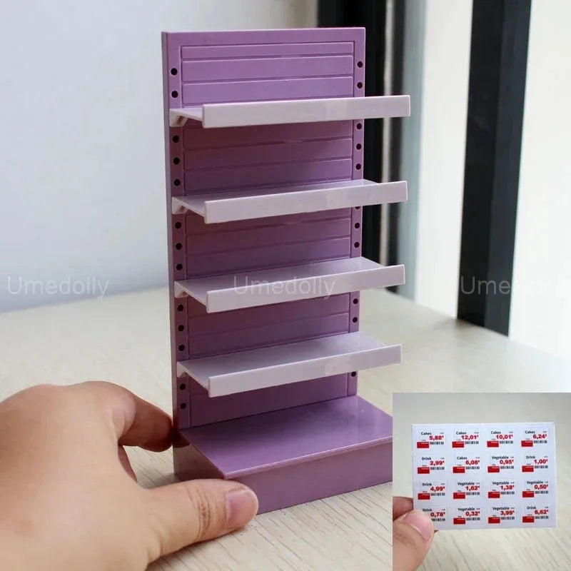 1/6 Scale Miniature Dollhouse Supermarket Store Food Mini Snacks Drinks for Doll Blyth BJD Accessories Toy
