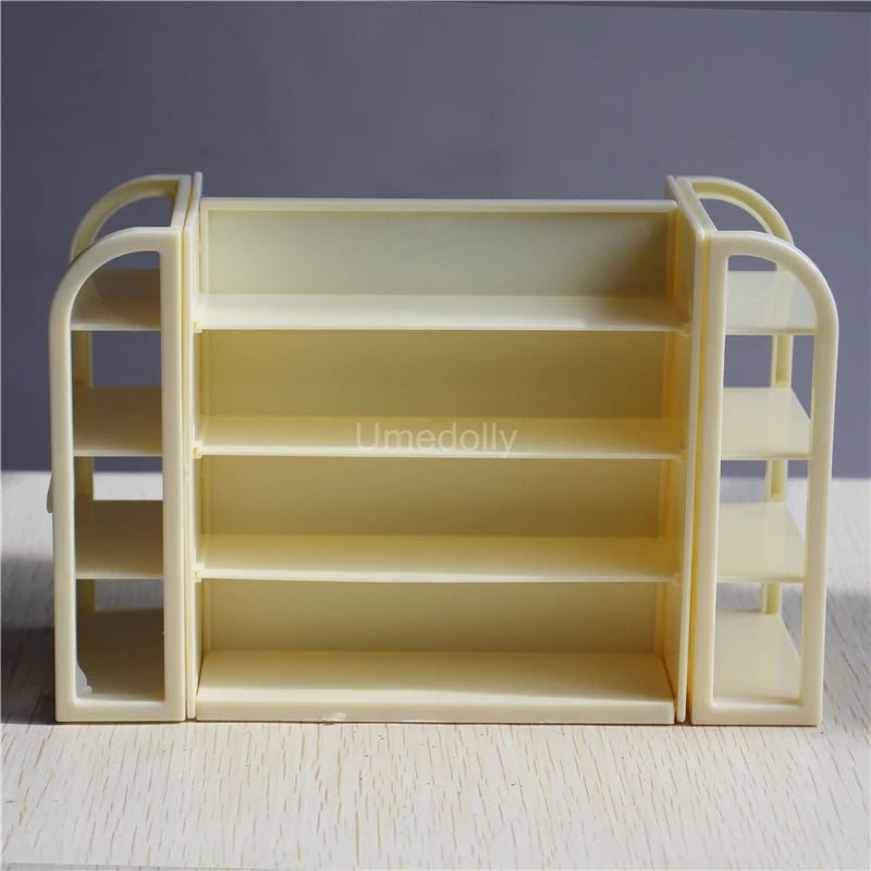 1:6 Scale Miniature Dollhouse Supermarket Shelf Mini Food Snack Beverage for Blyth BJD Doll Accessories Toy