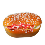 Toy Bakery Scene Model Home Ornament Simulation Kitchen Artificial Food Model Faux Fried Chicken Hamburger Fries Sandwish