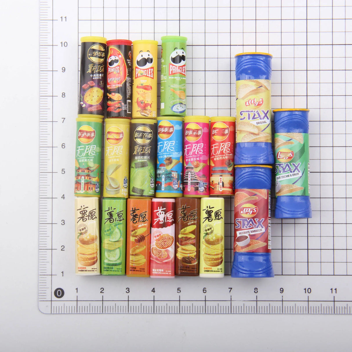 1/6Dollhouse Miniature Food Play Convenience Store Supermarket Mini Snack Cookies Potato Chips Chocolate Sauce Doll Accessories