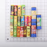 1/6Dollhouse Miniature Food Play Convenience Store Supermarket Mini Snack Cookies Potato Chips Chocolate Sauce Doll Accessories