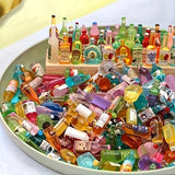 random Miniature Dollhouse Supermarket Food Snacks Mini Cake Wine Drink for Blyth Barbies BJD Doll Accessories Kids Gift
