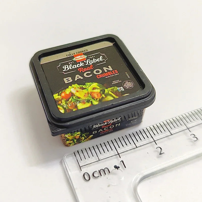 1/6 Scale Miniature Supermarket Fruit Juice Jam Daily Necessities for Doll Food Kitchen Accessories