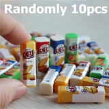 1:6 Scale Miniature Dollhouse Supermarket Shelf Mini Food Snack Beverage for Blyth BJD Doll Accessories Toy