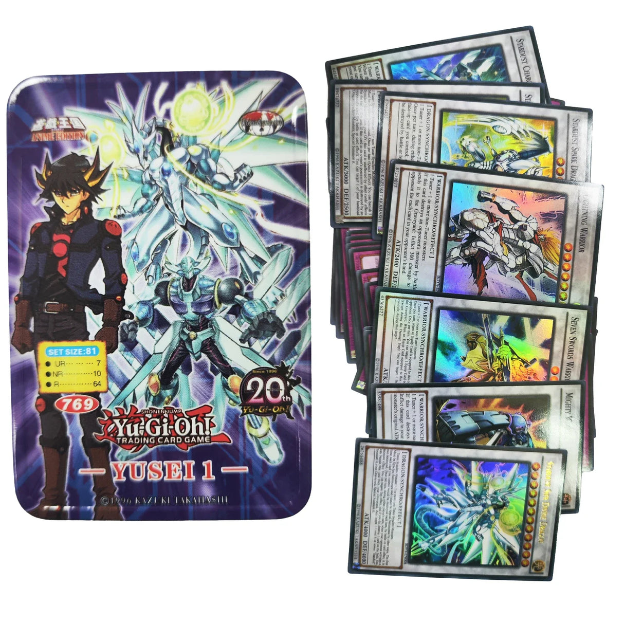 Yu Gi Oh Cards EXODIA PACK Card English Holographic Golden White Dragon Duel Game Collection Card with Tin Box