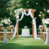Wooden Garden Arch Premium Outdoor Trellis for Climbing Plants, 83.12”H×59”W×29.75’’D, Also can be Used for Wedding