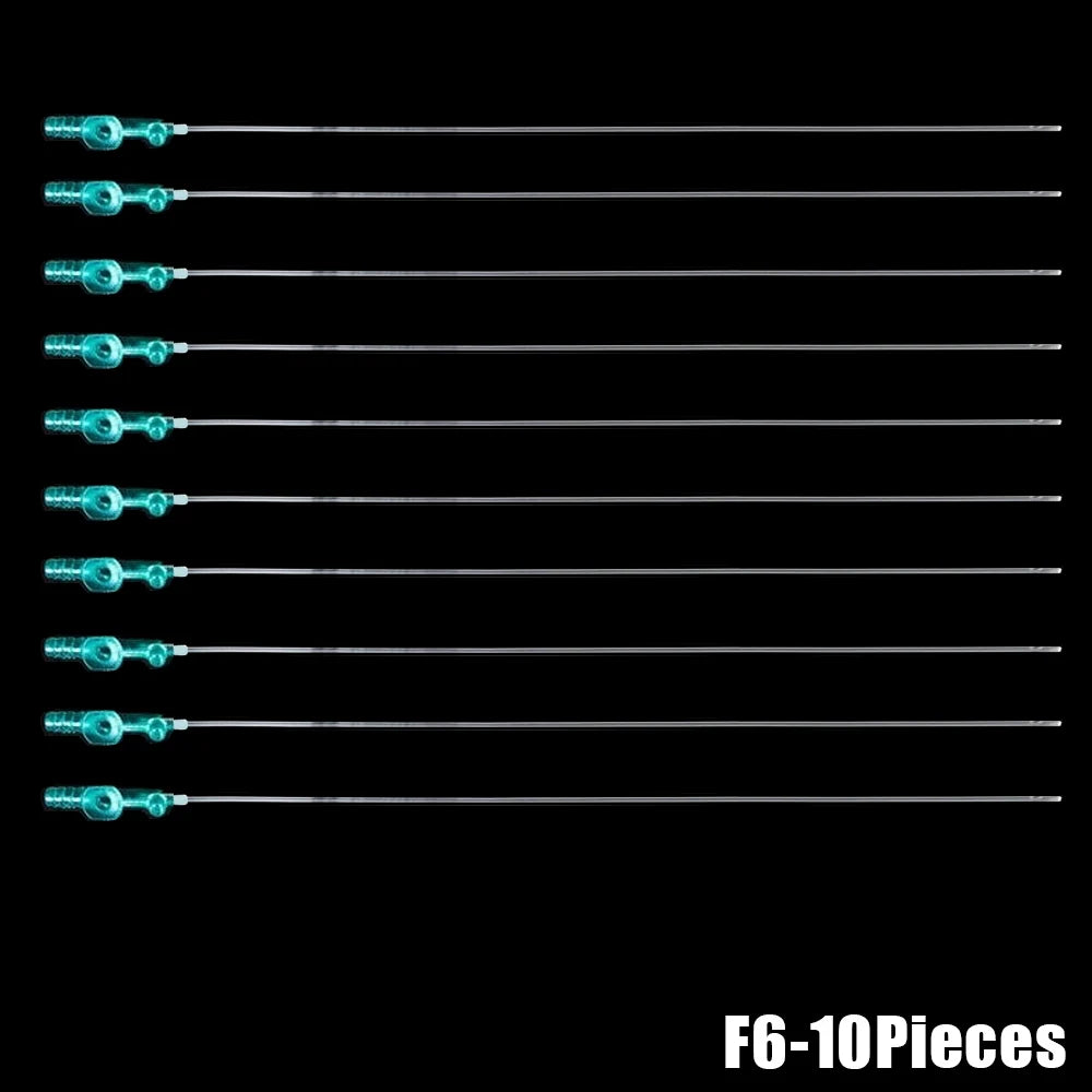10pcs F6/F8/F10/F12/F14/F16 Adult/child Medical Oral Cavity Sterile PVC Suction Catheter Household Manual Sputum Aspirator Tube