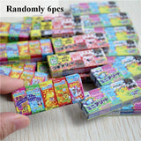 1/6 Scale Miniature Dollhouse Supermarket Store Food Mini Snacks Drinks for Doll Blyth BJD Accessories Toy