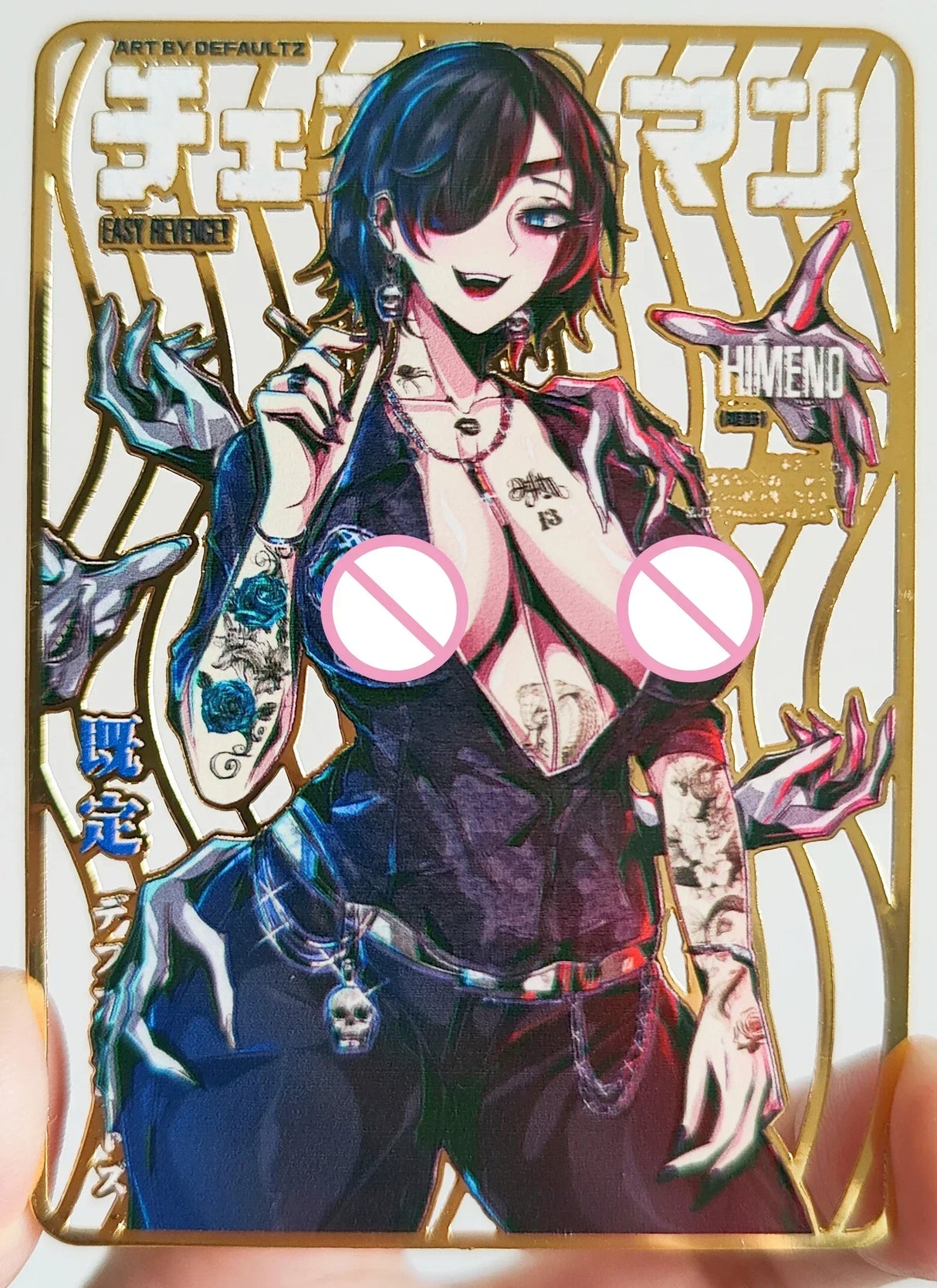 28PC/Set Anime Goddess Story DIY ACG Tsunade Albedo Kurumi Sexy Metal Card Collectible Cards Boys Play Toys Birthday Gifts