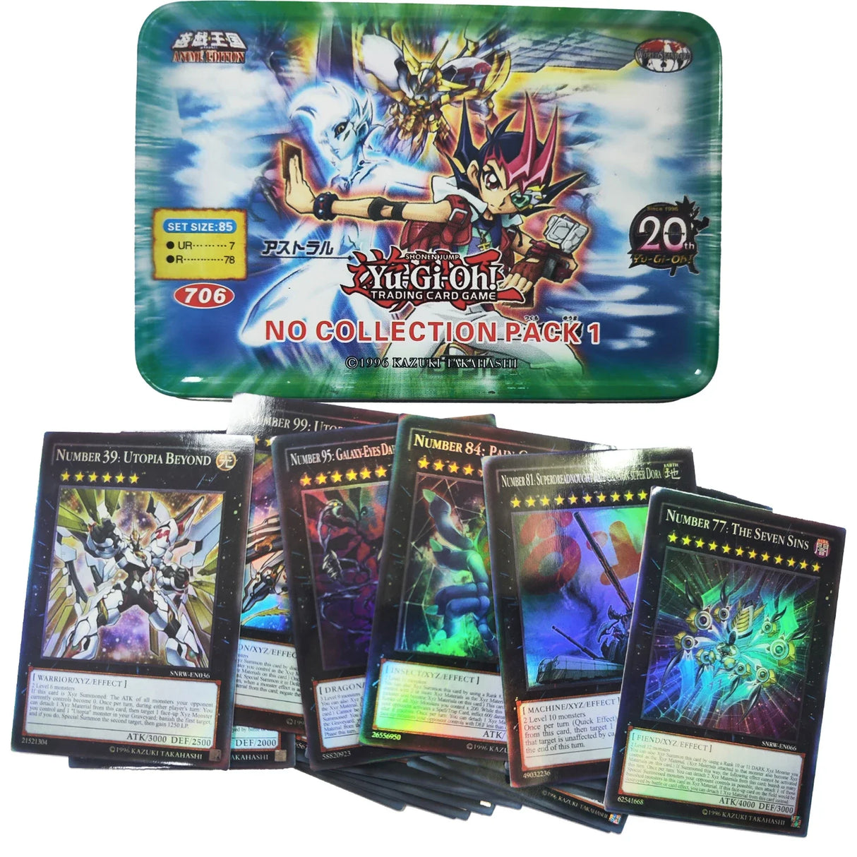 Yu Gi Oh Cards EXODIA PACK Card English Holographic Golden White Dragon Duel Game Collection Card with Tin Box