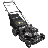 Self Propelled Gas Lawn Mower, 22-inch 170cc OHV Engine 3-in-1 Rear Wheel Drive, 6-Position Height Adjustment