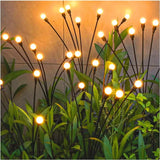 Solar Garden Lights - Upgraded Solar Swaying Light, Sway by Wind, Solar Outdoor Lights, Yard Patio Pathway Decoration