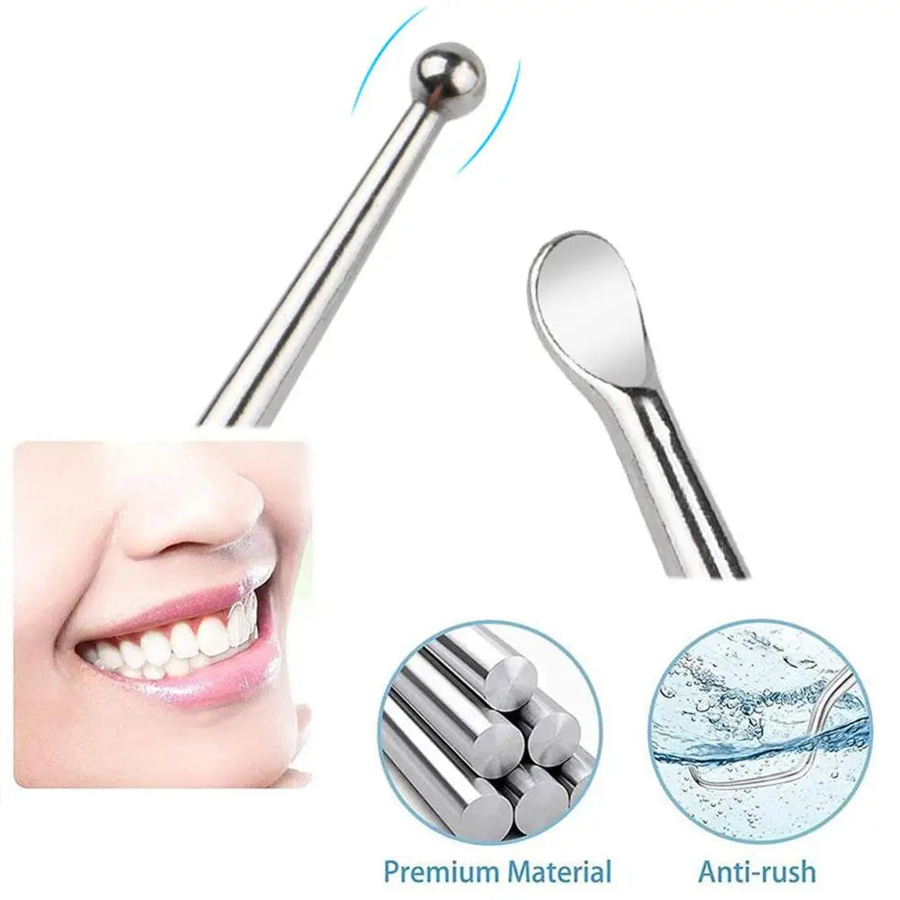 1Pc Tonsil Stone Removal Ear Wax Remover Tool Steel Remover Mouth Cleaning Care Tools Tonsil Stone Remover Health Care